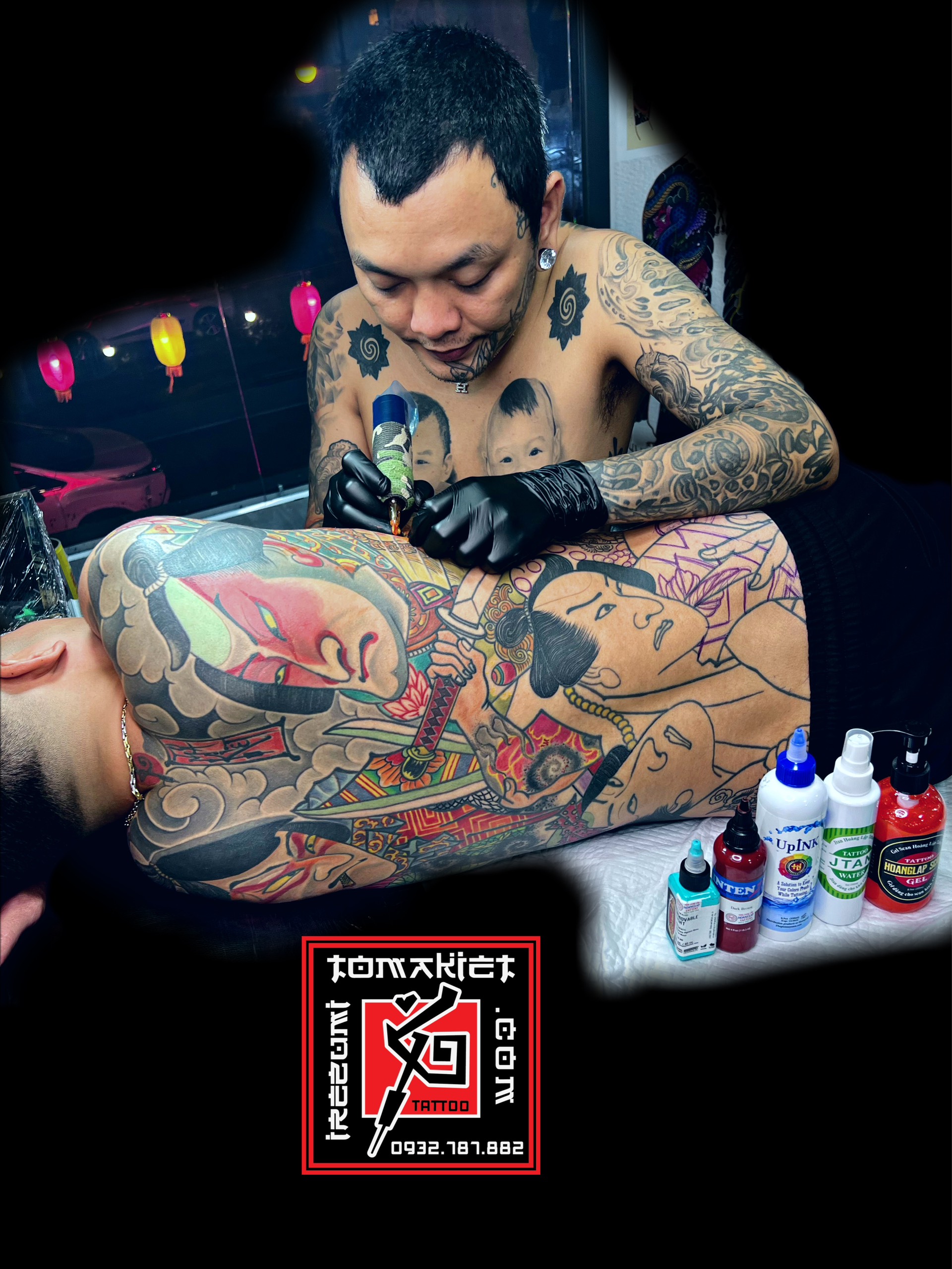 Xăm hình nghệ thuật và nguồn cảm hứng - Tattoo Toma Kiet